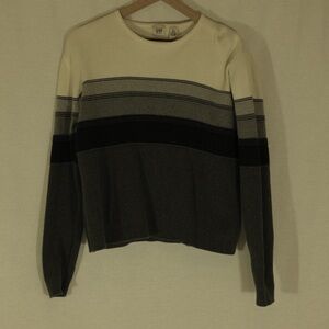 vintage gap striped knit sweater